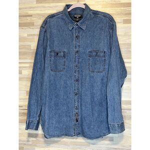 Polo Ralph Lauren Denim Shirt Long Sleeve With Pockets. #230